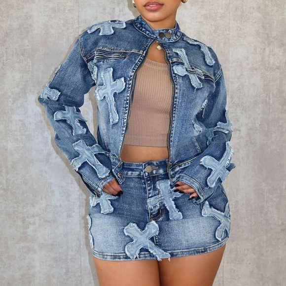 Don't Cross me denim - Picture 4 of 9